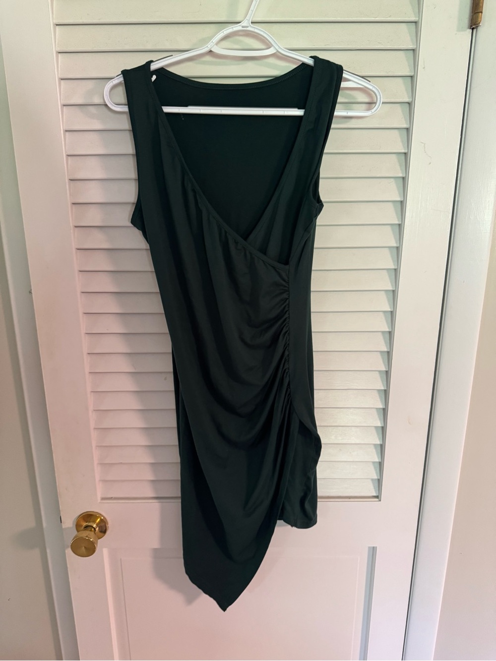 Green Asymmetric Women’s Dress